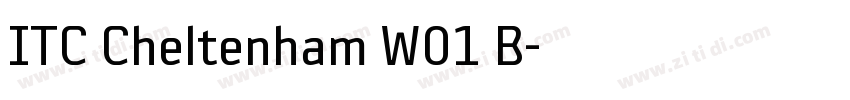 ITC Cheltenham W01 B字体转换